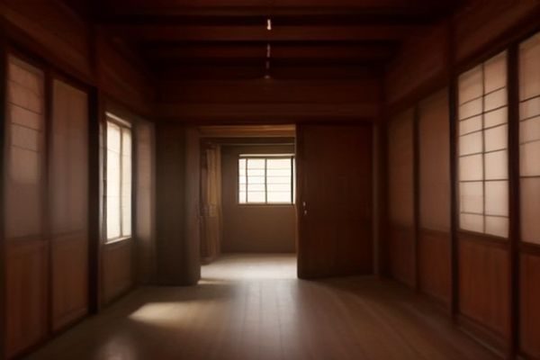 藏青色调的现代化办公室内景
